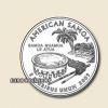 Egyesült Államok 25 cent (4) AMERICAN SAMOA '' D.C & U.S Territories  '' 2009 UNC !